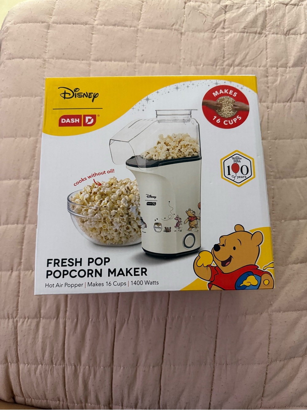 Disney Dash Fresh Pop Popcorn Maker -  Winnie the Pooh